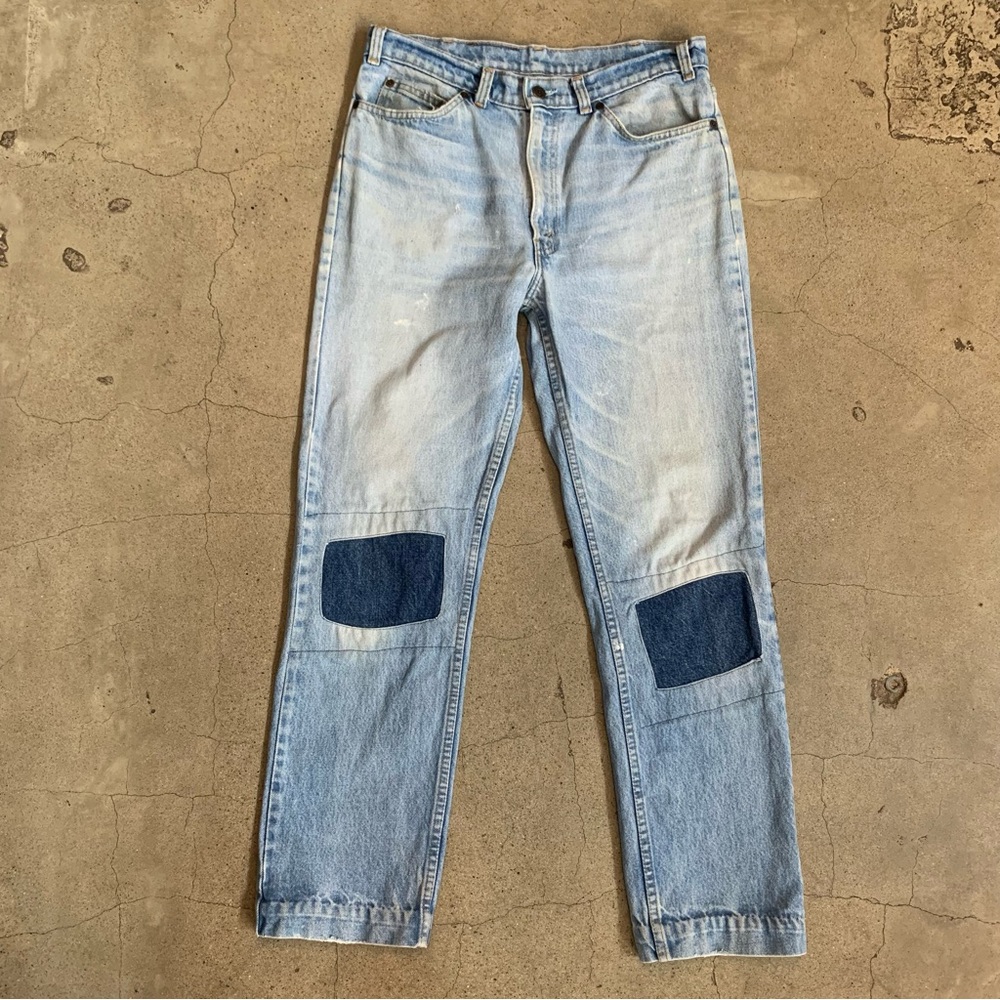 Vintage GWG Denim Jeans 80s Patchwork